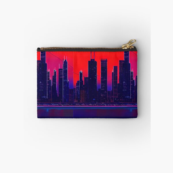 Item preview, Chicago Neon Vaporwave designed and sold by ComicsFactory.