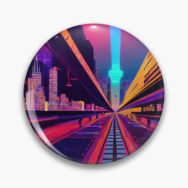 Artikelvorschau, Chicago 2D neon entworfen und verkauft von ComicsFactory.