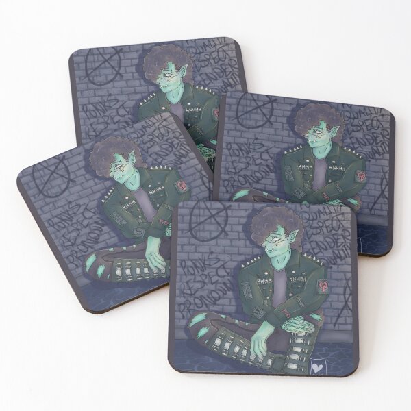 Item preview, punk orc Salem character art designed and sold by bonesp-design.
