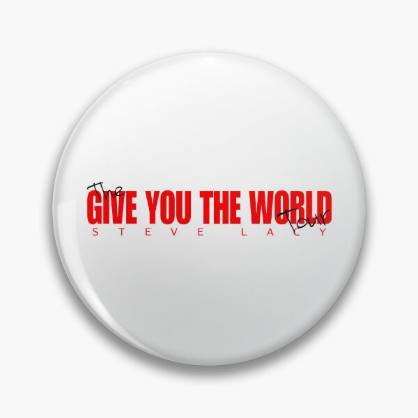 Item preview, Steve Lacy Merch Give You The World Tour designed and sold by BenizMass.