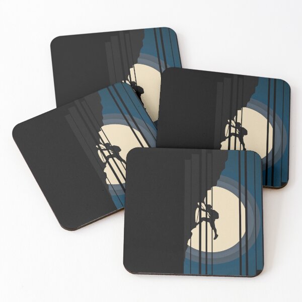 Item preview, Moon Silhouette Rock Climbing. Rock Climbing designed and sold by Boulder Design Co.