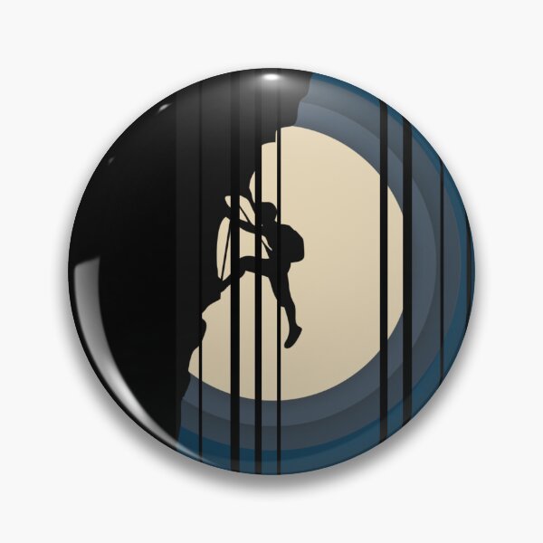 Item preview, Moon Silhouette Rock Climbing. Rock Climbing designed and sold by Boulder Design Co.
