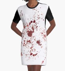 Bloody Graphic T-Shirt Dress