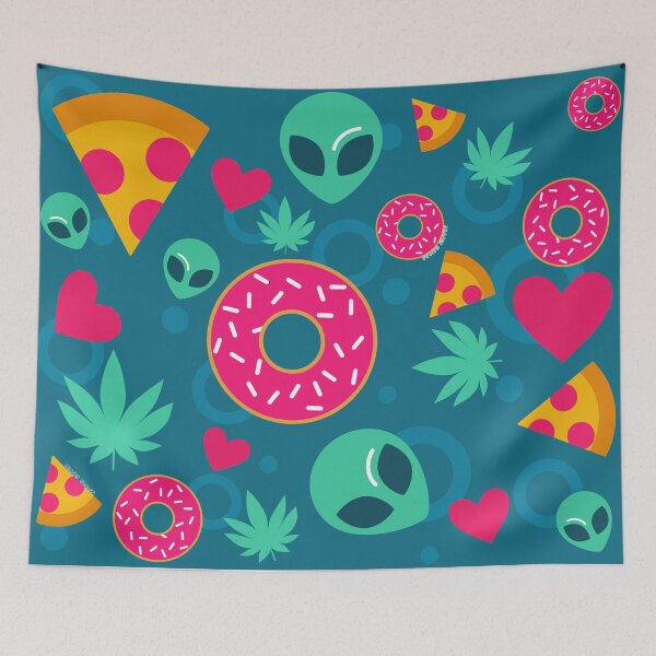 Item preview, Alien Pizza Party designed and sold by ArashiiGames.