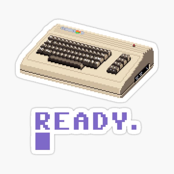 Artikel-Vorschau von Commodore 64-Pixel-Kunst, designt und verkauft von Retroperks.