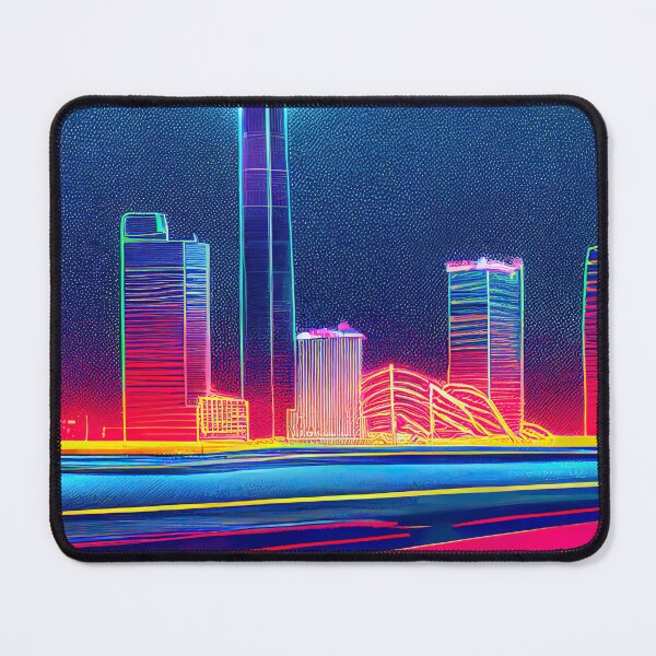 Item preview, Dallas Neon Vaporwave designed and sold by ComicsFactory.