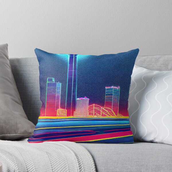 Item preview, Dallas Neon Vaporwave  designed and sold by ComicsFactory.