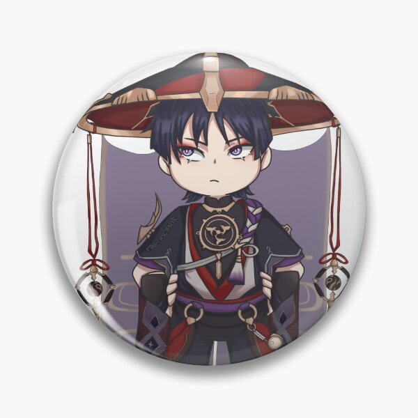 Item preview, Genshin Impact - Scaramouche Chibi  designed and sold by F1ndTh3C1pher.