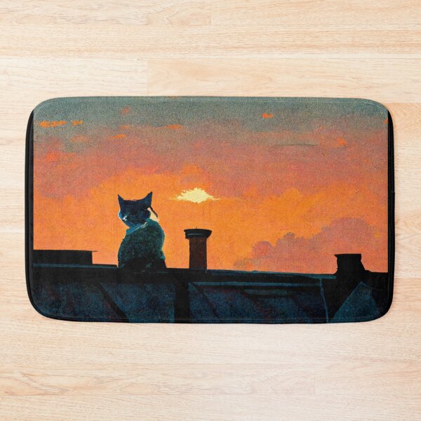 Item preview, Cat on a roof designed and sold by SJG-digital.