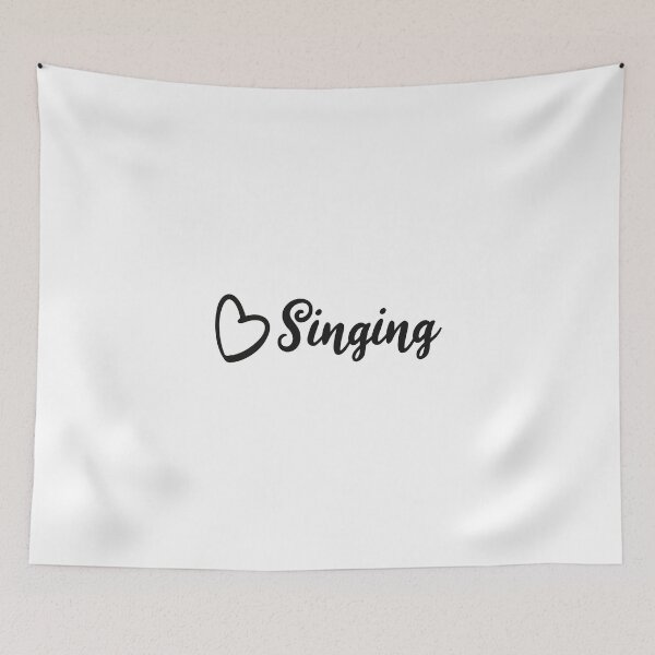 Item preview, Black Heart Singing designed and sold by Krista Robertson.