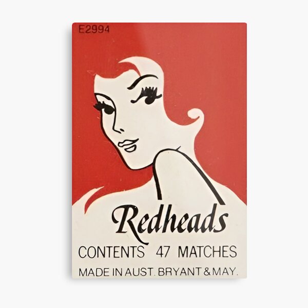 Redhead Safety Matches #2 Metal Print
