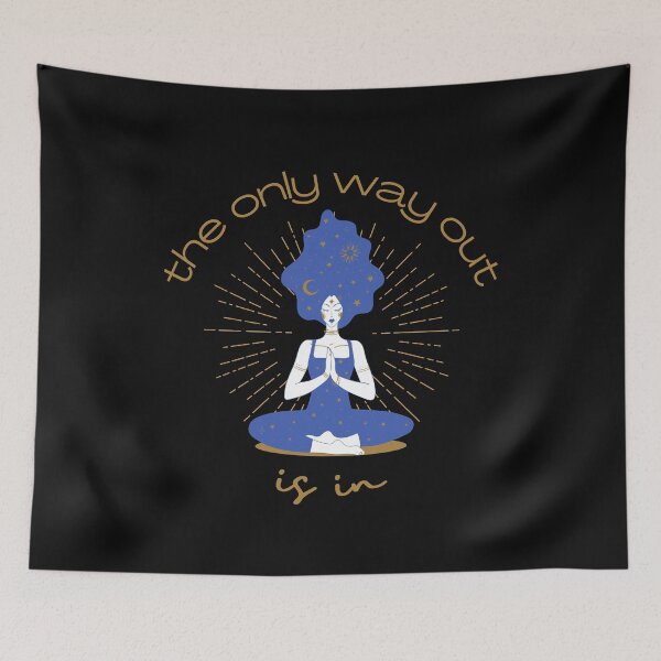 Item preview, Inner Power Girl, The Only Way Out is in Sticker designed and sold by MagicWolfStar.