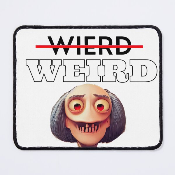 Item preview, Grammar Mistake Weird Word Sticker designed and sold by TheCreativeFab.