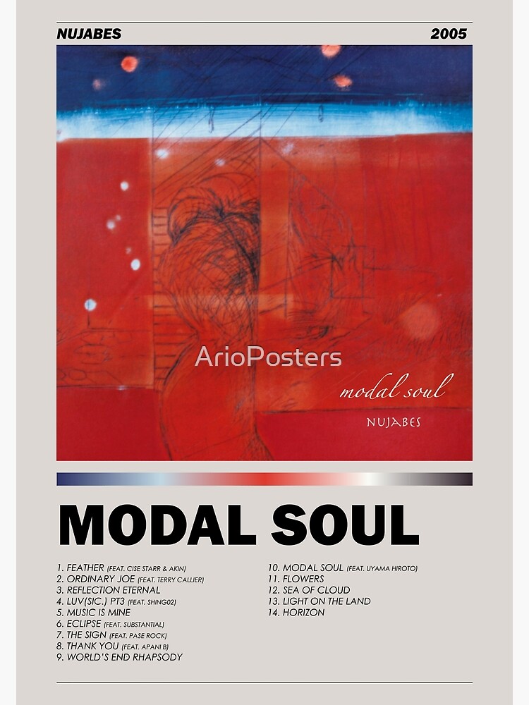 Modal Soul | Nujabes | Album Poster & More | Premium Matte