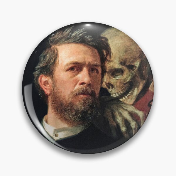 Item preview, Self Portrait with Death Playing the Fiddle - Arnold Bocklin designed and sold by ArsVincitOmnia.