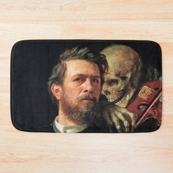 Item preview, Self Portrait with Death Playing the Fiddle - Arnold Bocklin designed and sold by ArsVincitOmnia.