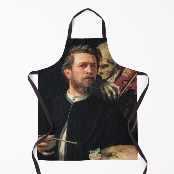 Item preview, Self Portrait with Death Playing the Fiddle - Arnold Bocklin designed and sold by ArsVincitOmnia.