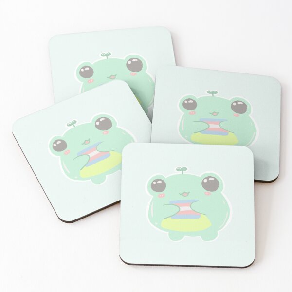 Item preview, trans flag froggie designed and sold by bonesp-design.