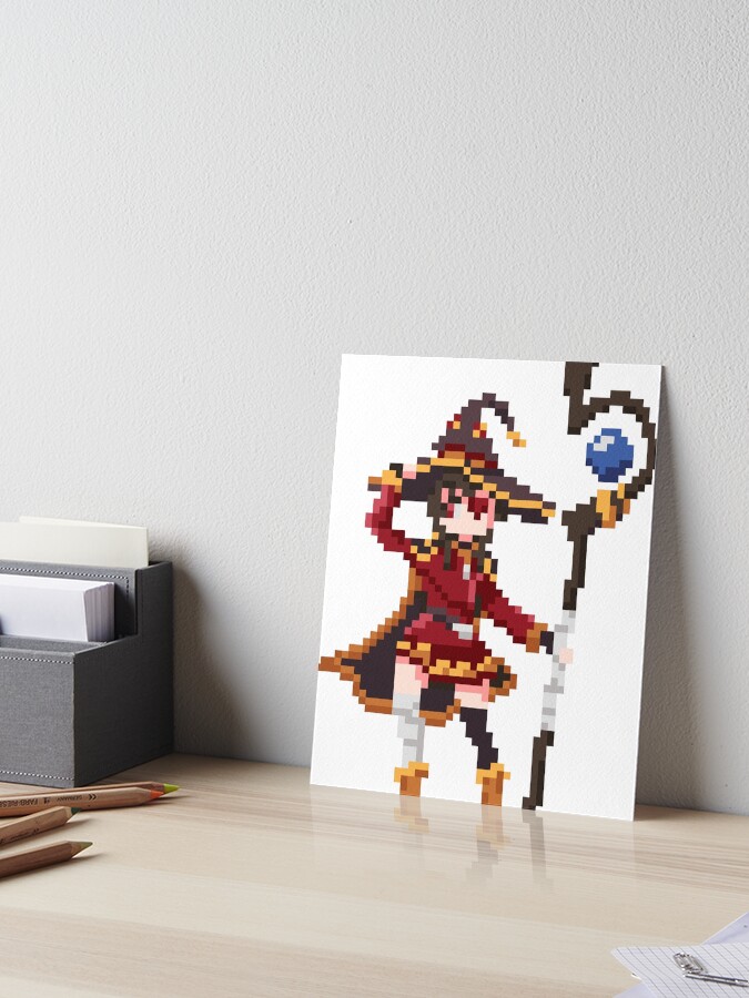 Megumin Pixel Art Metal Print for Sale by Omi Cedar