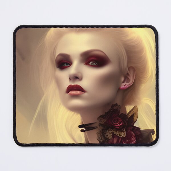 Item preview, Sexy Blonde Vampire Seductress Alluring Dark Madame Beautiful Artwork designed and sold by Eliteijr.