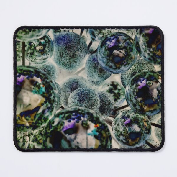 Item preview, At the Speed of Light - Dark Blue Circles Abstract designed and sold by TheSplitWindow.