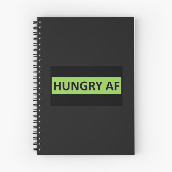 Item preview, Hungry AF designed and sold by AdzSpirit.