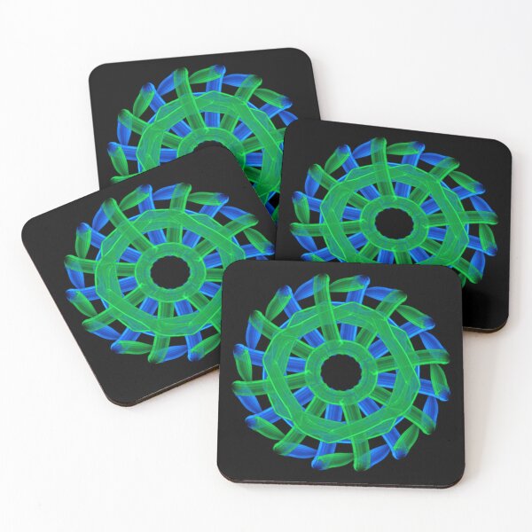 Item preview, Blue and Green Mandala, Abstract Art designed and sold by Meo Design.
