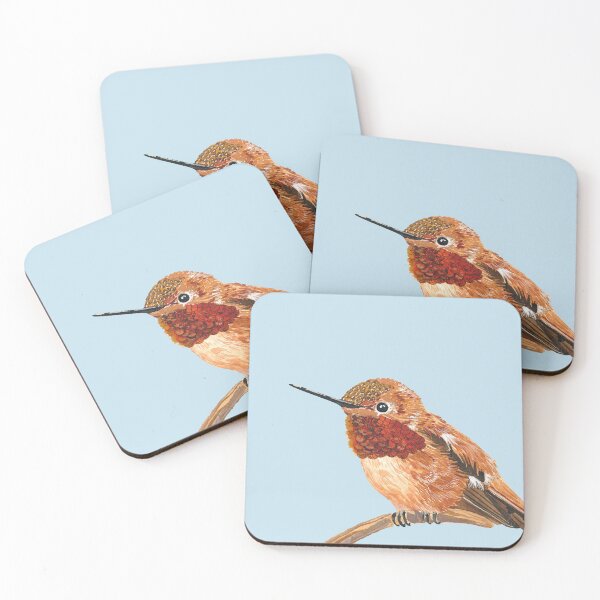 Item preview, RUFOUS HUMMINGBIRD-Selasphorus rufus designed and sold by BEATRIZ ABAITUA.