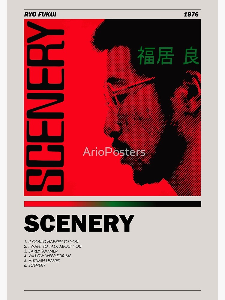 Discover Scenery | Ryo Fukui | Album Poster & More | Premium Matte Vertical Poster