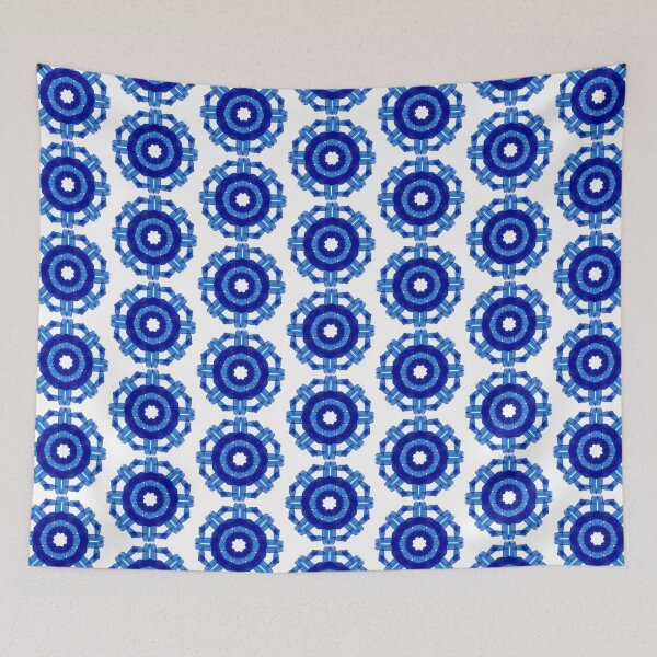 Item preview, blue mandala designed and sold by Meo Design.