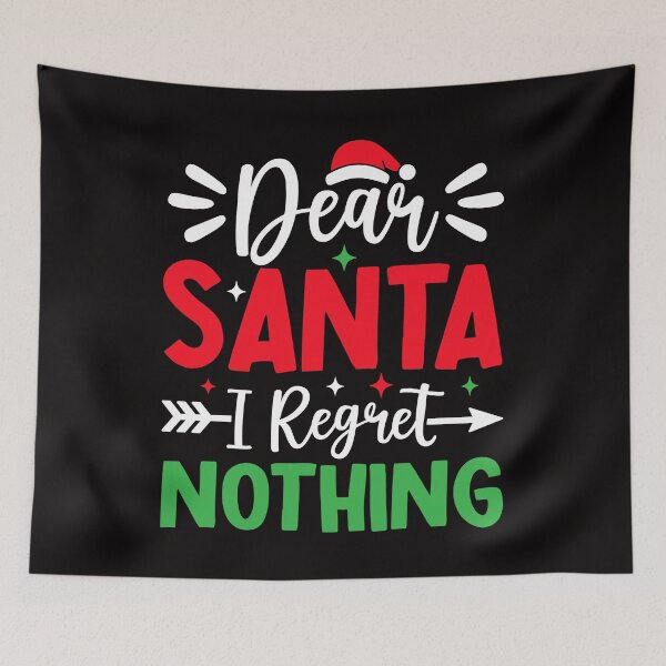 Item preview, Dear Santa I Regret Nothing Funny Decoration designed and sold by netdota.
