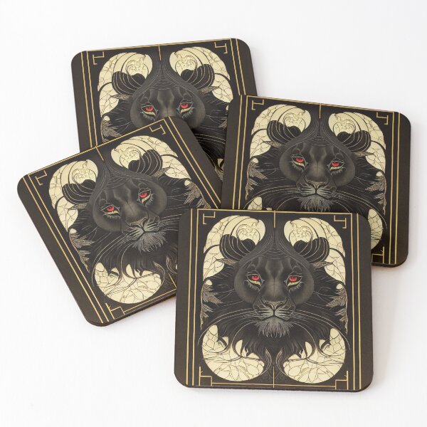 Item preview, Art Nouveau Sable Lion designed and sold by Yotebeth.