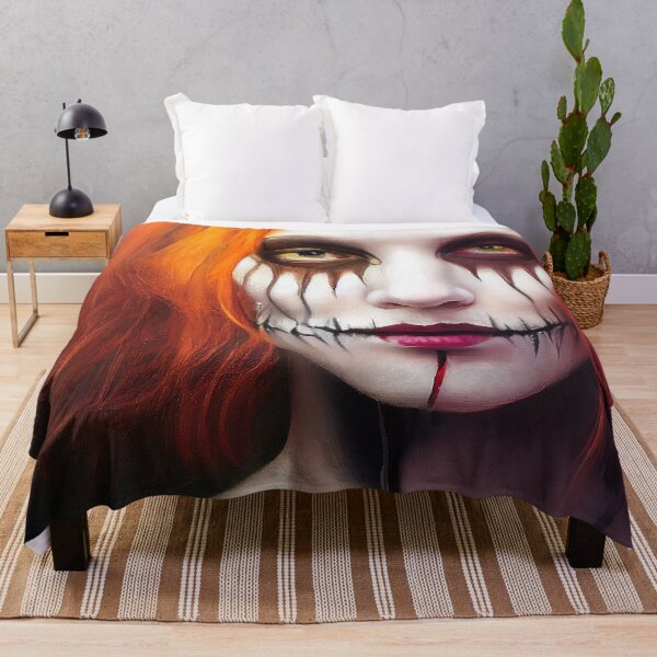 Item preview, Halloween girl painting designed and sold by ComicsFactory.