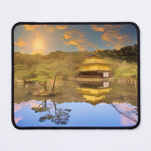 Item preview, Beautiful Kinkakuji Zen Gold Temple Kyoto Japan Nature Art - Cartoon designed and sold by XIX361ART.