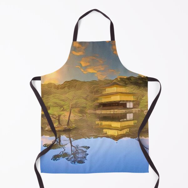 Item preview, Beautiful Kinkakuji Zen Gold Temple Kyoto Japan Nature Art - Cartoon designed and sold by XIX361ART.