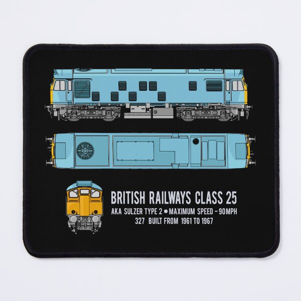 Item preview, British Railways Class 25 Sulzer Type 2 Locomotive Diagram Gift designed and sold by Maljonic.