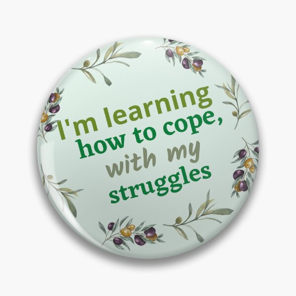 Item preview, Coping Statements that you may find helpful - For Anxiety, Depression "I'm learning how to ..." designed and sold by freshsprings19.