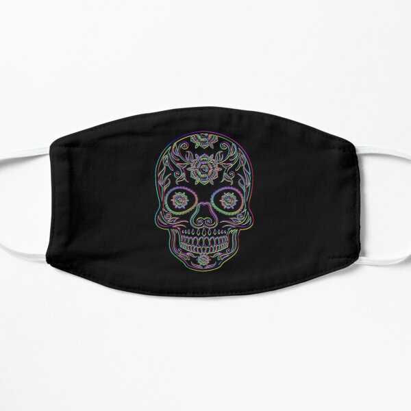 Dia De Los Muertos Flat Mask