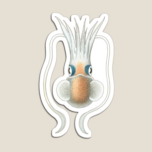 Item preview, Vintage Squid Illustration designed and sold by TikiLuke.