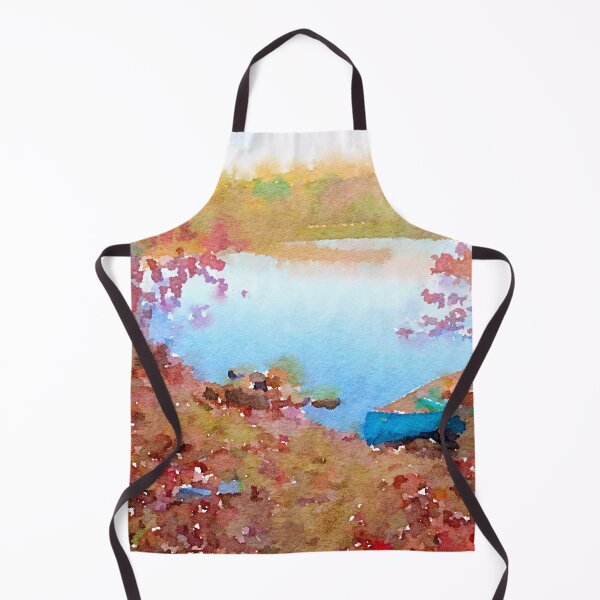 Item preview, Autumn Landscape in Watercolor designed and sold by TheArtCave.