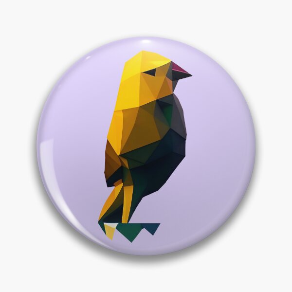 Item preview, Geometrical yellow bird designed and sold by omar-alsayed52.
