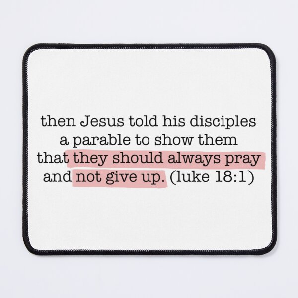 Item preview, Prayer Digital Stickers, Christian Stickers, Bible Verses, Bible, Christianity, Jesus Christ, Words of God, Luke 18:1 designed and sold by SHiNStudio.