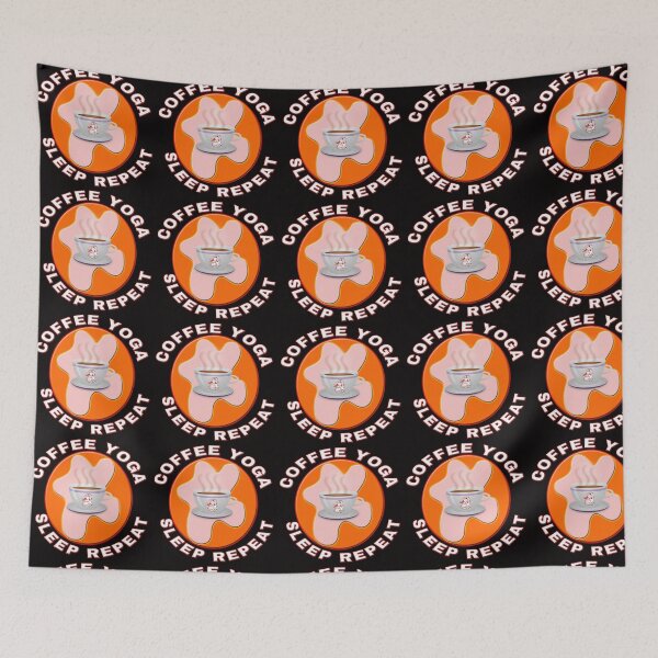 Item preview, Coffee Yoga Sleep  Repeat designed and sold by Angelle55.