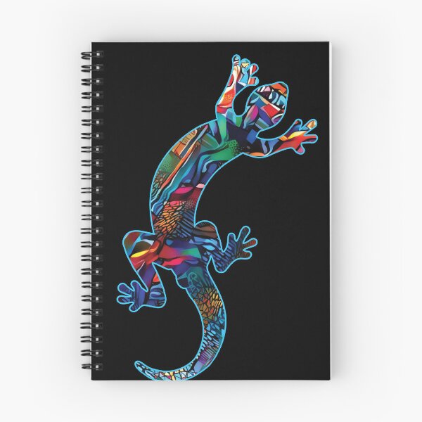 Item preview, COLORFUL GECKO LIZARD IN BAUHAUS STYLE designed and sold by ittybittyowl.