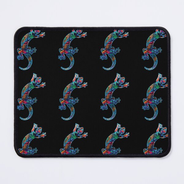 Item preview, COLORFUL GECKO LIZARD IN BAUHAUS STYLE designed and sold by ittybittyowl.