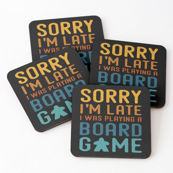 Item preview, Sorry I'm late I was playing a board game designed and sold by Amarentia.