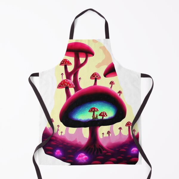 Item preview, Glowing pink toadstools and toadstool-people in shroom-caves II designed and sold by BrachiaST.