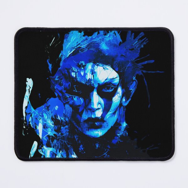 Item preview, Unusual Blue Man, Mysterious man face designed and sold by Dven-Clothes.
