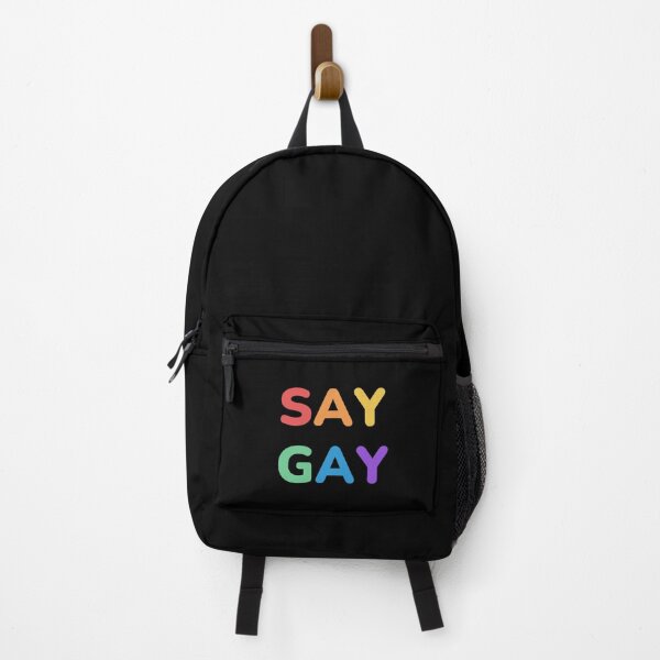 Item preview, SAY GAY LGBTQ Rainbow designed and sold by Inspirationmotivation.