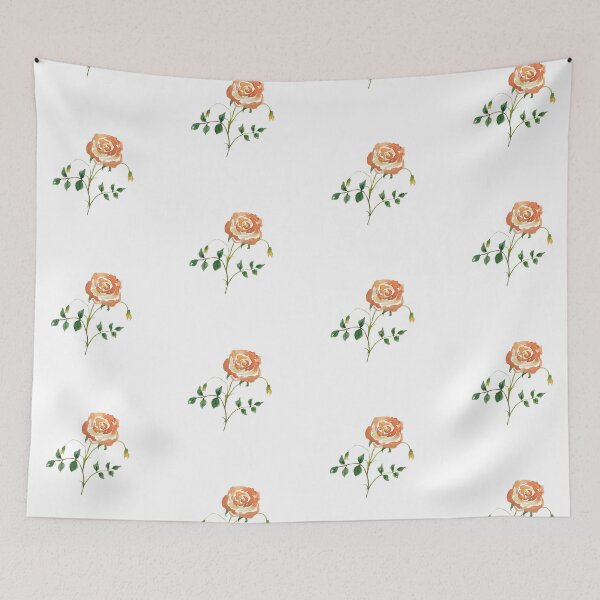 Item preview, Seamless pattern rose watercolor illustration designed and sold by Yana Mustafina | Boho Soulful Designs.